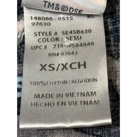 Dr. Seuss Superstar! Cat In The Hat Scrub Top  XS - Picture 7 of 9